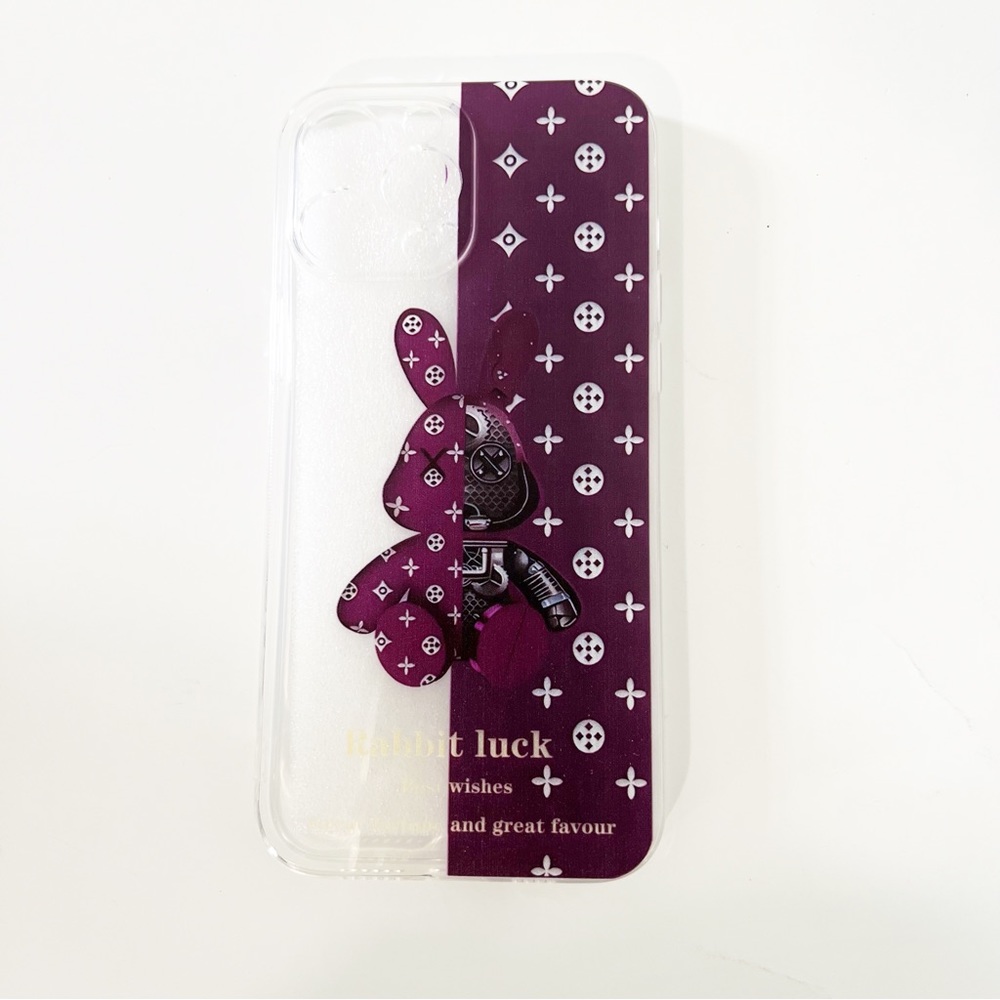 iPhone 13 Pro Max Mechanical Rabbit Soft Silicone Cell Phone Case